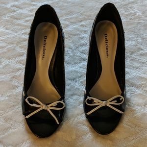Black Patent Pumps